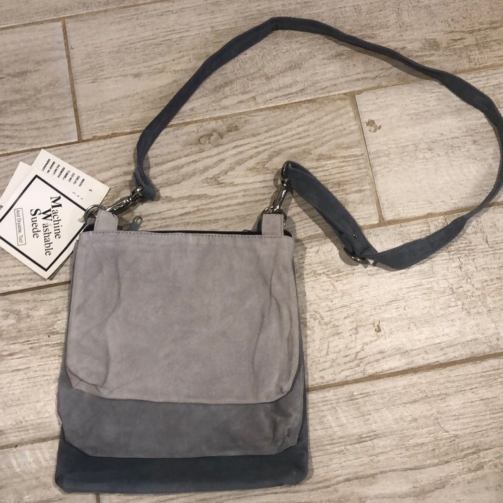 Lizden Washable Blue Suede Bag Trio, BNWT